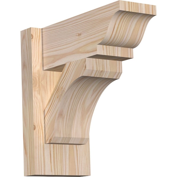 Ekena Millwork Legacy Traditional Smooth Outlooker, Douglas Fir, 5 1/2"W x 12"D x 12"H OUT06X12X12LEC01SDF - main